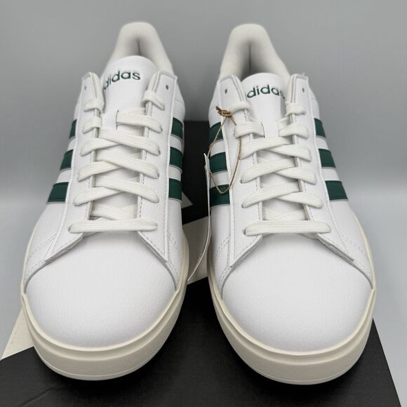 Adidas Men\'s Grand Court 2.0 \'Cloud White Collegiate Green\' Shoes Size 11 main image 6